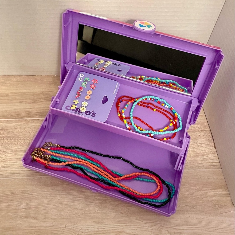 Caboodle Purple Take it Tote- NWT